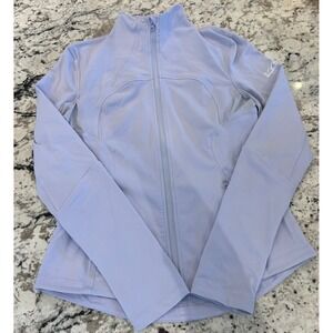 Lululemon Athletica Women's Size 12 Purple Full‎ Zip Jacket Gran Fondo Whistler